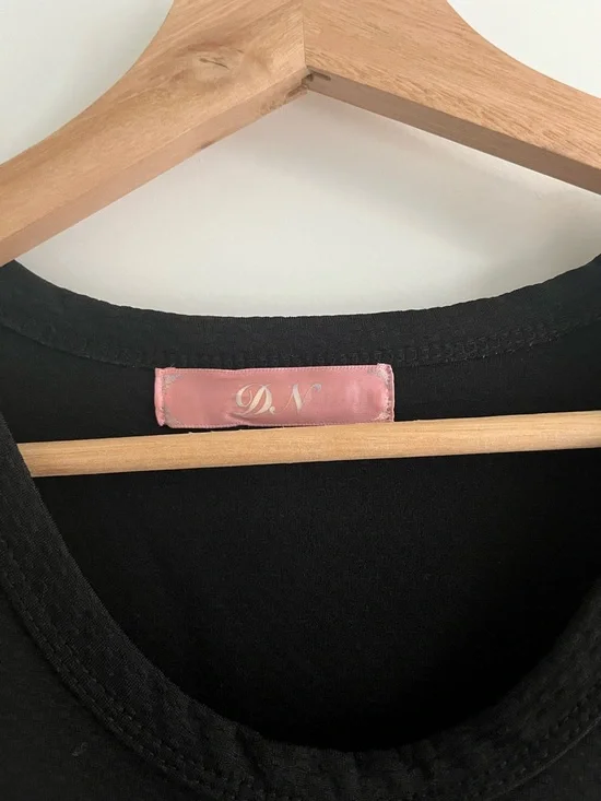 Black Sleeveless Dress - Picture 2 of 3